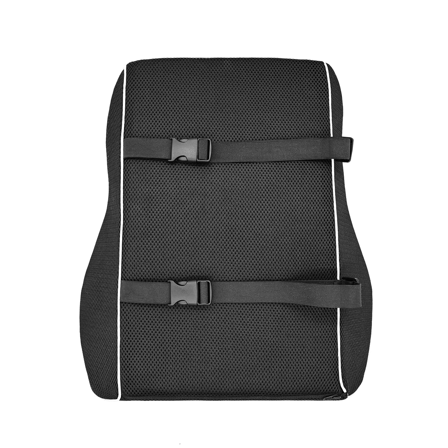 LUMBREST DriveEase™ Lumbar Cushion – Memory Foam Support - black waist / L