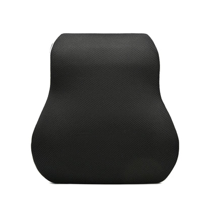 LUMBREST DriveEase™ Lumbar Cushion – Memory Foam Support - black waist / L