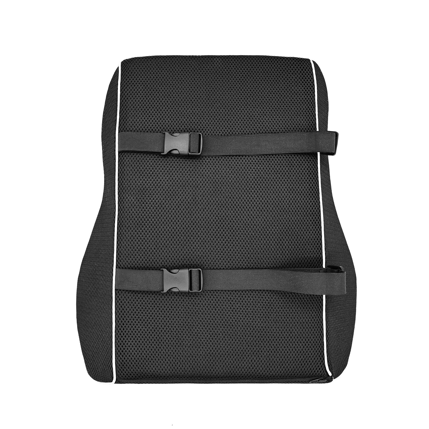 LUMBREST DriveEase™ Lumbar Cushion – Memory Foam Support - black waist / L