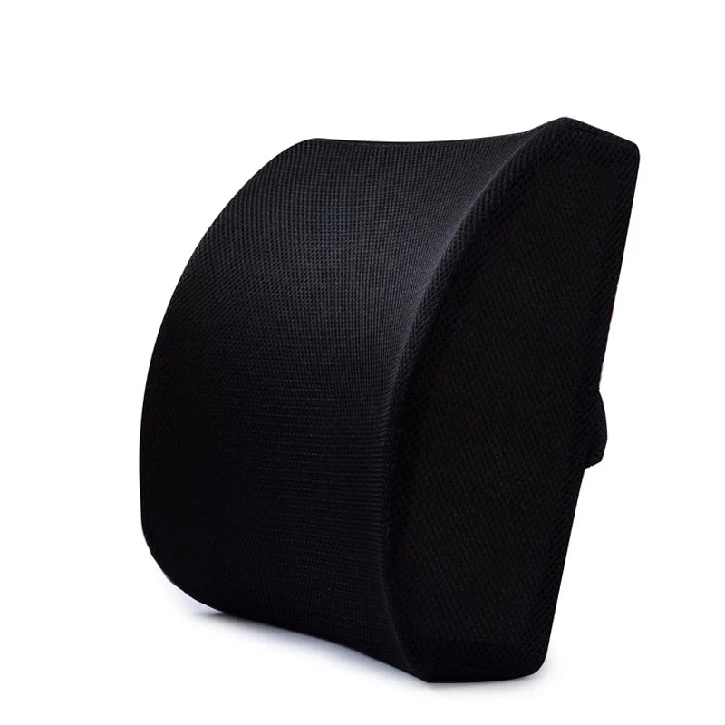 LUMBREST DriveComfort™ Cushion – Memory Foam Lumbar Support - Black