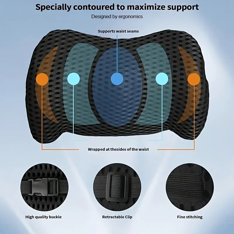 LUMBREST DriveForm™ Cushion – 3D Ergonomic Lumbar Support