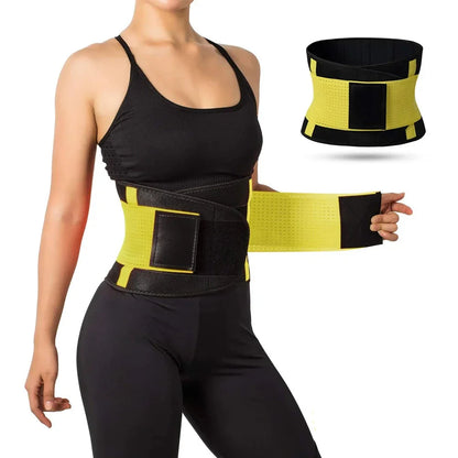 LUMBREST FlexSupport™ Belt – Lightweight Breathable Lumbar Support - Yellow / XL