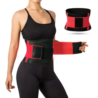 LUMBREST FlexSupport™ Belt – Lightweight Breathable Lumbar Support - Red / XXL