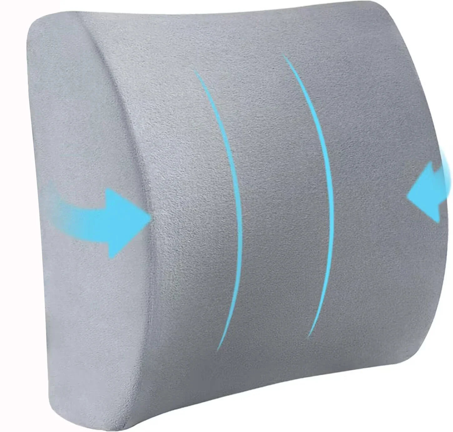 LUMBREST OfficeEase™ Cushion – Memory Foam Lumbar Support