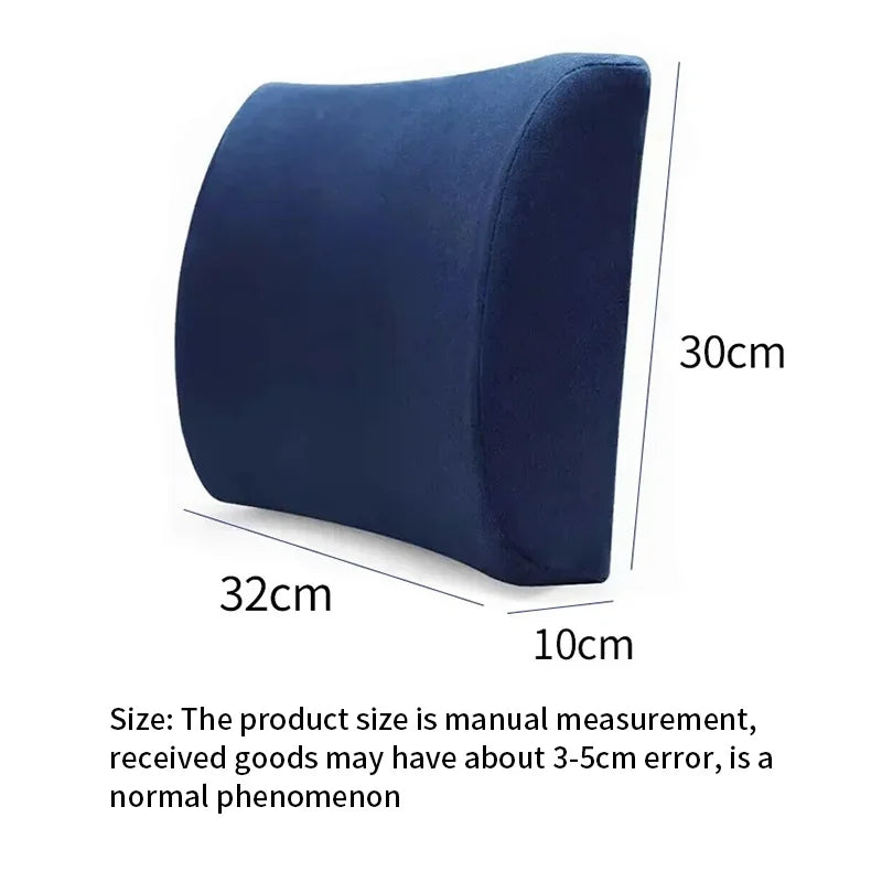 LUMBREST OfficeEase™ Cushion – Memory Foam Lumbar Support