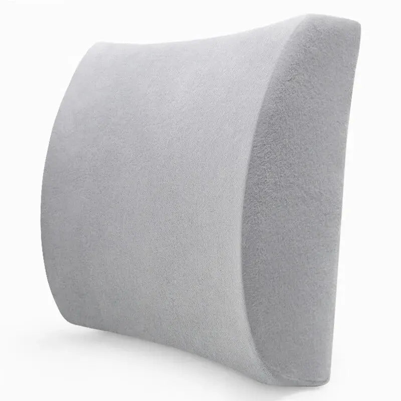 LUMBREST OfficeEase™ Cushion – Memory Foam Lumbar Support - Gray / 32x30cm