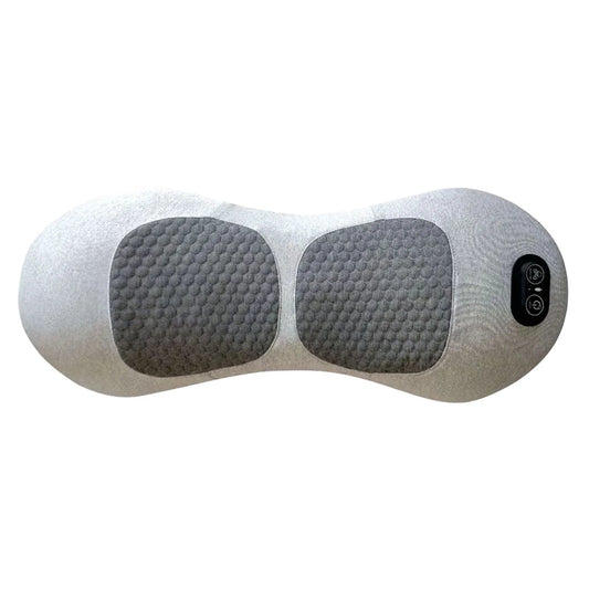 LUMBREST RelaxCore™ Pillow – Adjustable Lumbar Support with Heat - Light Grey