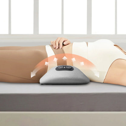 LUMBREST RelaxCore™ Pillow – Adjustable Lumbar Support with Heat - Light Grey