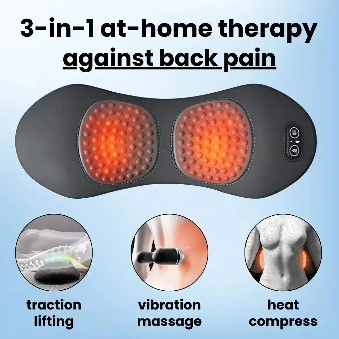 Pillow Heated Vibration Lumbar Support LUMBREST Pillow Heated Vibration Lumbar Support LUMBREST