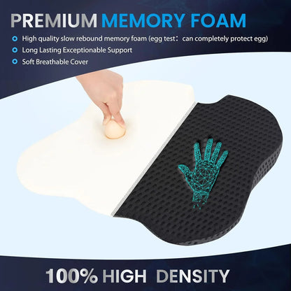 LUMBREST SitComfort™ Cushion – Memory Foam Seat Support